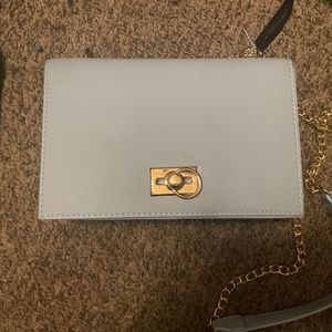 Crossi blue shoulder bag